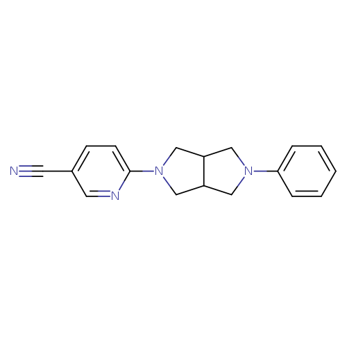 6-{5-phenyl-octahydropyrrolo[3,4-c]pyrrol-2-yl}pyridine-3-carbonitrile