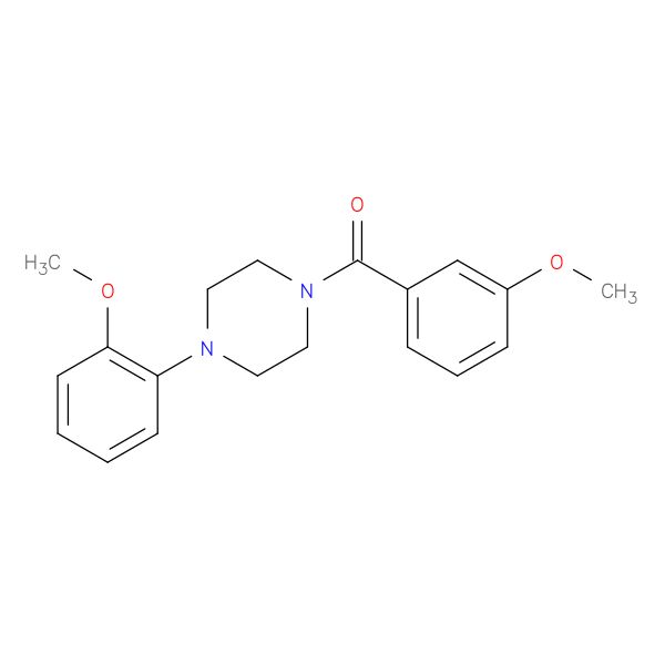 1-(3-methoxybenzoyl)-4-(2-methoxyphenyl)piperazine