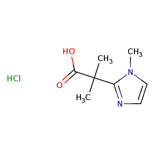 2-methyl-2-(1-methyl-1H-imidazol-2-yl)propanoic acid hydrochloride