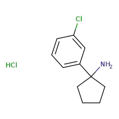 1-(3-chlorophenyl)cyclopentan-1-amine hydrochloride