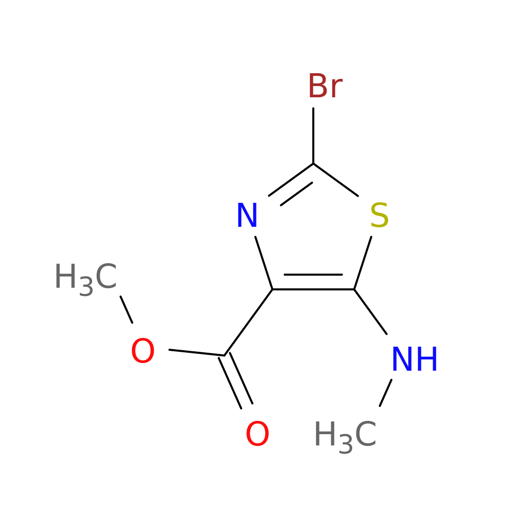 methyl 2-bromo-5-(methylamino)-1,3-thiazole-4-carboxylate