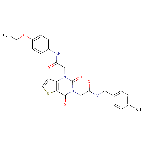2-(1-{[(4-ethoxyphenyl)carbamoyl]methyl}-2,4-dioxo-1H,2H,3H,4H-thieno[3,2-d]pyrimidin-3-yl)-N-[(4-methylphenyl)methyl]acetamide