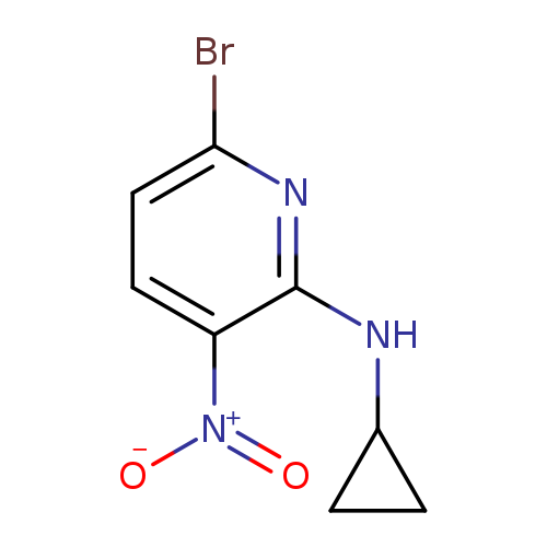 6-Bromo-2-cyclopropylamino-3-nitropyridine