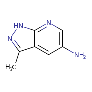 1H-​Pyrazolo[3,​4-​b]​pyridin-​5-​amine, 3-​methyl-