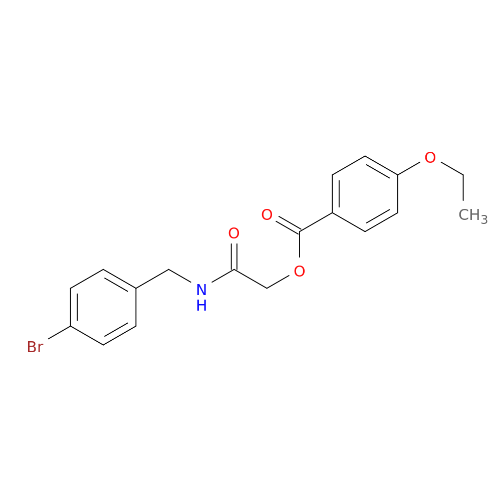 {[(4-bromophenyl)methyl]carbamoyl}methyl 4-ethoxybenzoate