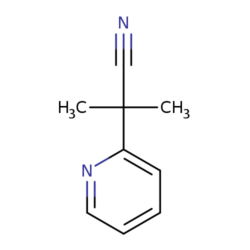 2-Methyl-2-pyridin-2-ylpropanenitrile