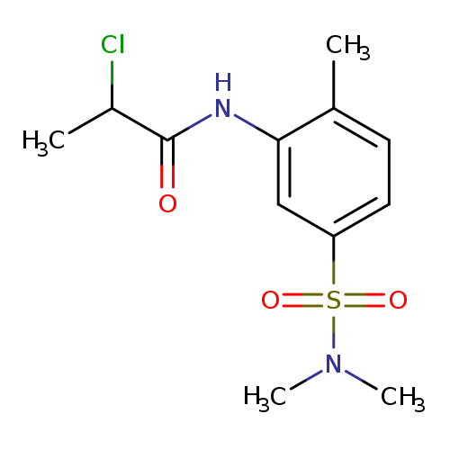 2-chloro-N-[5-(dimethylsulfamoyl)-2-methylphenyl]propanamide
