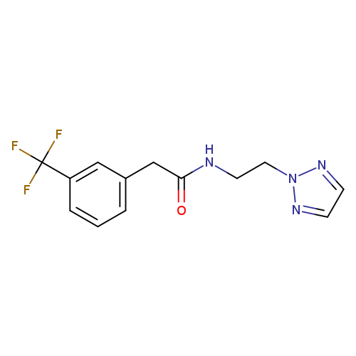 N-[2-(2H-1,2,3-triazol-2-yl)ethyl]-2-[3-(trifluoromethyl)phenyl]acetamide