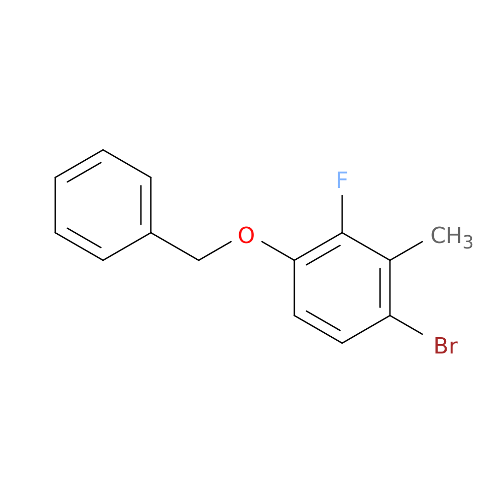 1-(Benzyloxy)-4-bromo-2-fluoro-3-methylbenzene