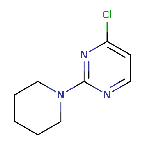 Pyrimidine, 4-chloro-2-(1-piperidinyl)-