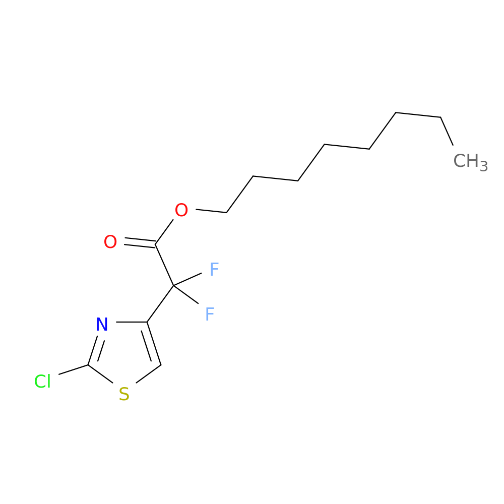 octyl 2-(2-chloro-1,3-thiazol-4-yl)-2,2-difluoroacetate