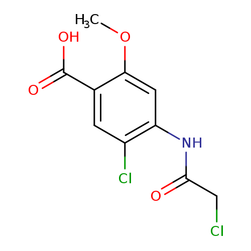 5-Chloro-4-[(chloroacetyl)amino]-2-methoxybenzoic acid