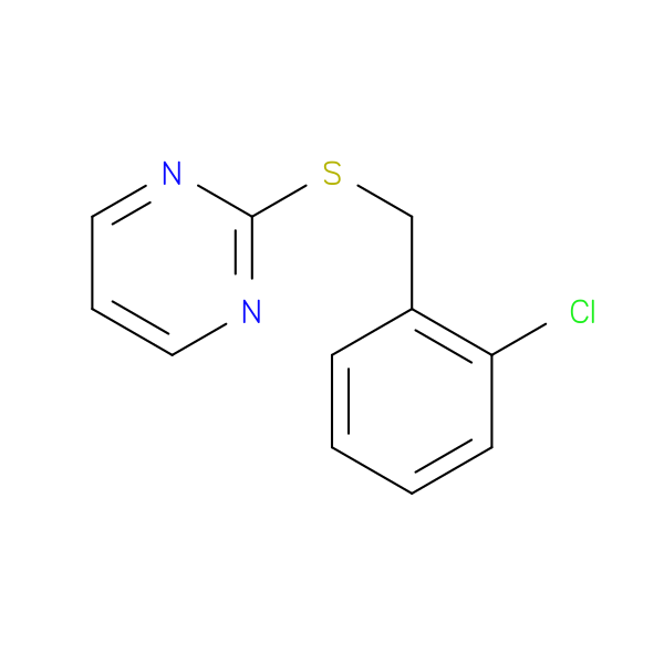 2-{[(2-chlorophenyl)methyl]sulfanyl}pyrimidine