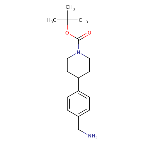 1-Piperidinecarboxylic acid, 4-[4-(aminomethyl)phenyl]-, 1,1-dimethylethyl ester
