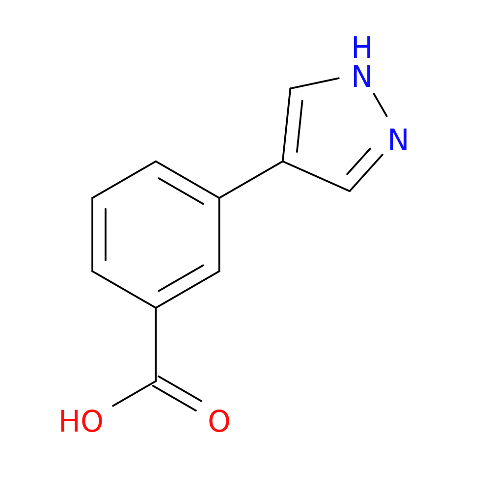 3-(1H-Pyrazol-4-yl)benzoic acid