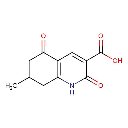 3-Quinolinecarboxylic acid, 1,2,5,6,7,8-hexahydro-7-methyl-2,5-dioxo-