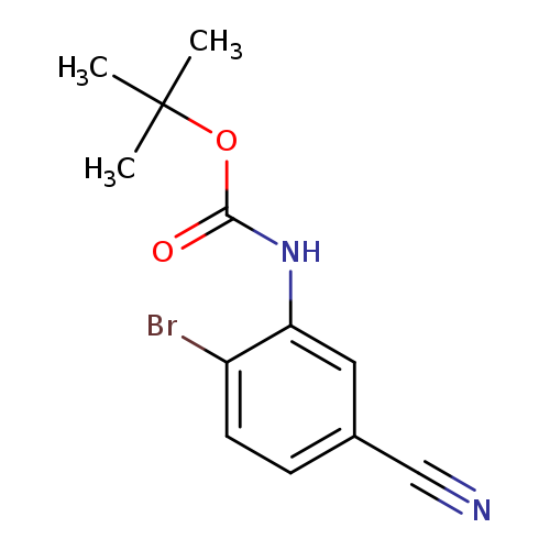 tert-butyl N-(2-bromo-5-cyanophenyl)carbamate