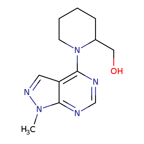 (1-{1-methyl-1H-pyrazolo[3,4-d]pyrimidin-4-yl}piperidin-2-yl)methanol