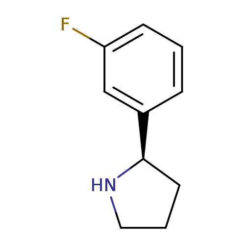 Pyrrolidine,2-(3-fluorophenyl)-, (2R)-