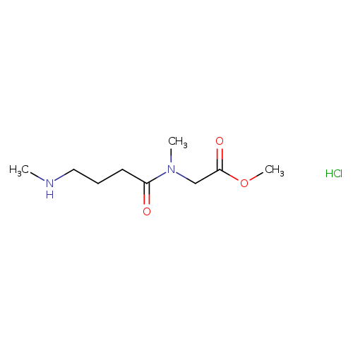 methyl2-[N-methyl-4-(methylamino)butanamido]acetatehydrochloride