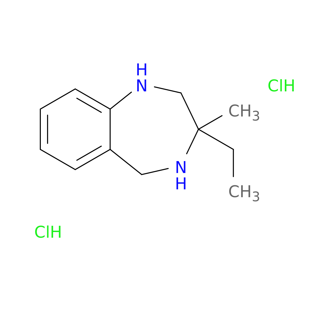 3-ethyl-3-methyl-2,3,4,5-tetrahydro-1H-1,4-benzodiazepine dihydrochloride