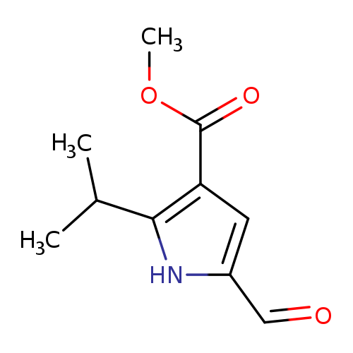 methyl 5-formyl-2-(propan-2-yl)-1H-pyrrole-3-carboxylate