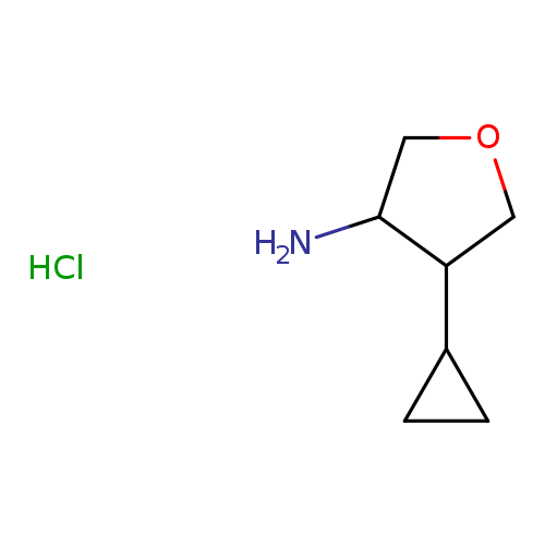 4-cyclopropyloxolan-3-amine hydrochloride