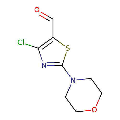 5-Thiazolecarboxaldehyde, 4-chloro-2-(4-morpholinyl)-