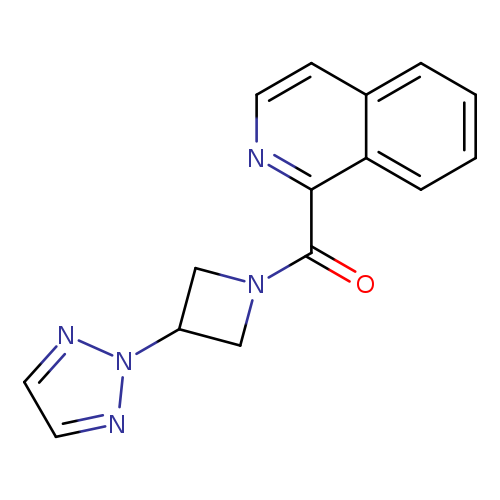1-[3-(2H-1,2,3-triazol-2-yl)azetidine-1-carbonyl]isoquinoline