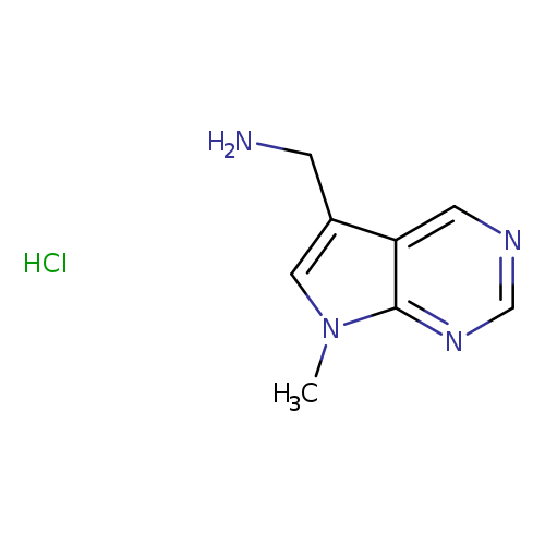 (7-Methylpyrrolo[2,3-d]pyrimidin-5-yl)methanamine HCl