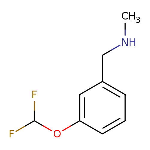 {[3-(difluoromethoxy)phenyl]methyl}(methyl)amine