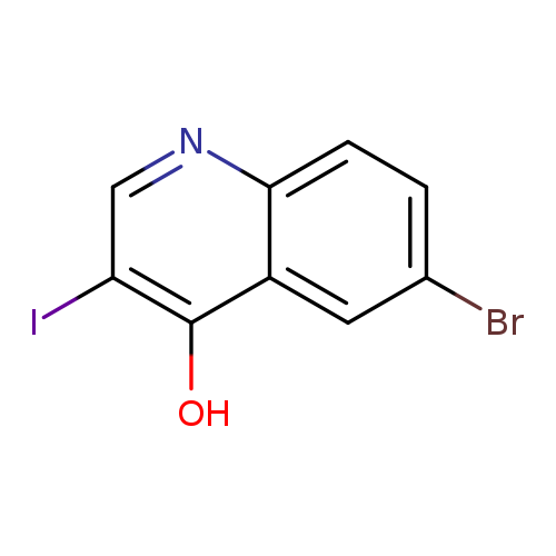 4-Quinolinol, 6-bromo-3-iodo-