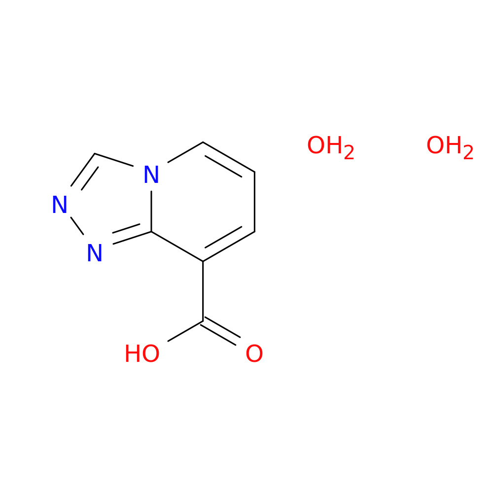 [1,2,4]triazolo[4,3-a]pyridine-8-carboxylic acid dihydrate