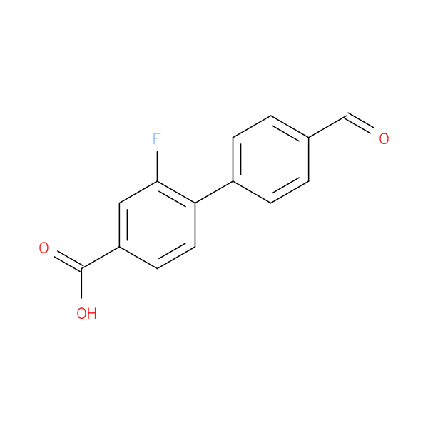 3-Fluoro-4-(4-formylphenyl)benzoic acid