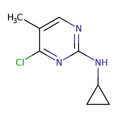 2-Pyrimidinamine, 4-chloro-N-cyclopropyl-5-methyl-