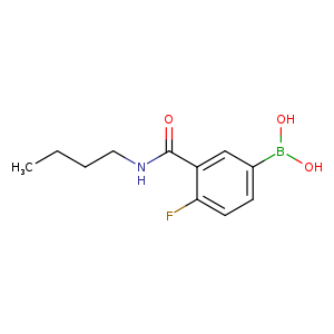 (3-(Butylcarbamoyl)-4-fluorophenyl)boronic acid