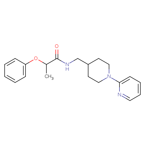 2-phenoxy-N-{[1-(pyridin-2-yl)piperidin-4-yl]methyl}propanamide