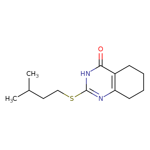 2-[(3-methylbutyl)sulfanyl]-3,4,5,6,7,8-hexahydroquinazolin-4-one