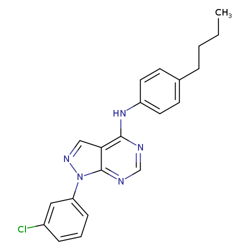 N-(4-butylphenyl)-1-(3-chlorophenyl)-1H-pyrazolo[3,4-d]pyrimidin-4-amine
