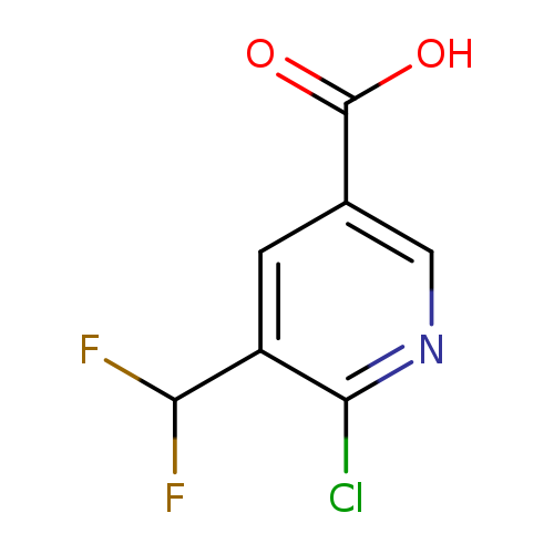 6-chloro-5-(difluoromethyl)pyridine-3-carboxylic acid