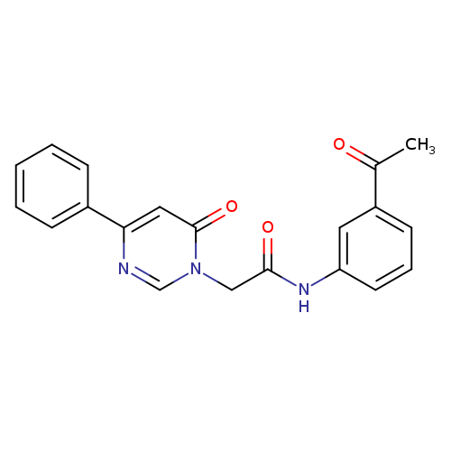 N-(3-acetylphenyl)-2-(6-oxo-4-phenyl-1,6-dihydropyrimidin-1-yl)acetamide