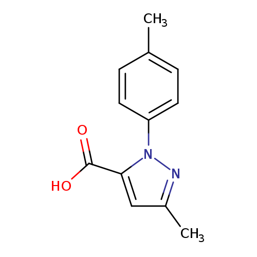 3-Methyl-1-p-tolyl-1h-pyrazole-5-carboxylic acid