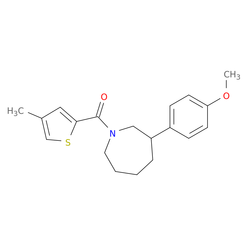 3-(4-methoxyphenyl)-1-(4-methylthiophene-2-carbonyl)azepane