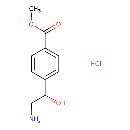 methyl 4-[(1S)-2-amino-1-hydroxyethyl]benzoate hydrochloride