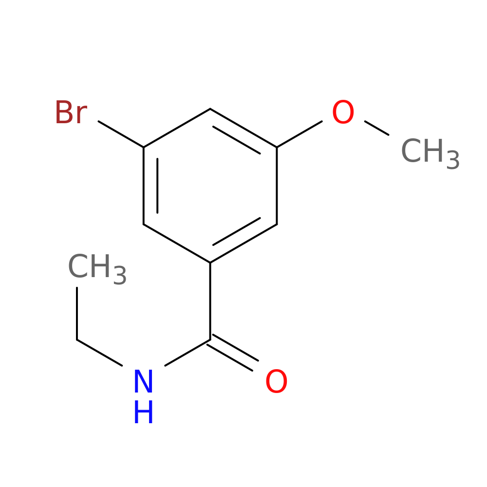 3-Bromo-n-ethyl-5-methoxy-benzamide