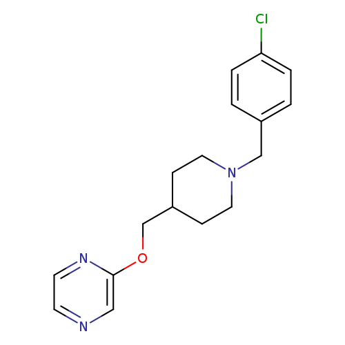 2-({1-[(4-chlorophenyl)methyl]piperidin-4-yl}methoxy)pyrazine