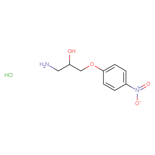 1-amino-3-(4-nitrophenoxy)propan-2-ol hydrochloride