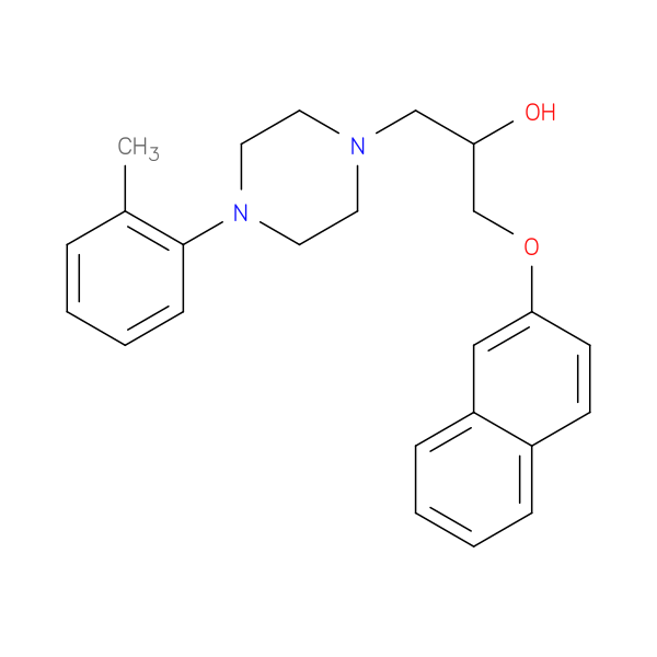 1-[4-(2-methylphenyl)piperazin-1-yl]-3-(naphthalen-2-yloxy)propan-2-ol