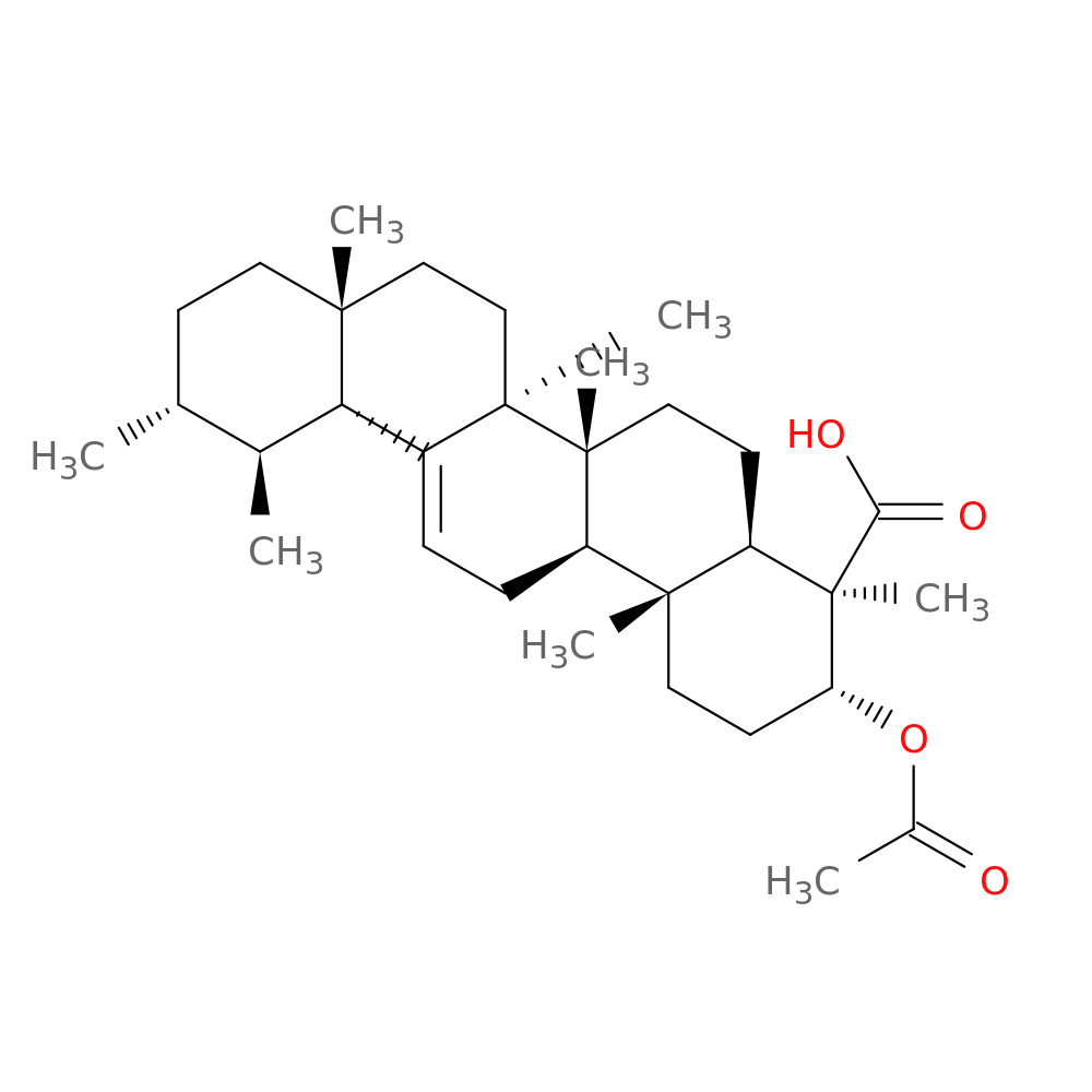 (3R,4R,4aR,6aR,6bS,8aR,11R,12S,12aR,14aR,14bR)-3-Acetoxy-4,6a,6b,8a,11,12,14b-heptamethyl-1,2,3,4,4a,5,6,6a,6b,7,8,8a,9,10,11,12,12a,14,14a,14b-icosahydropicene-4-carboxylic acid