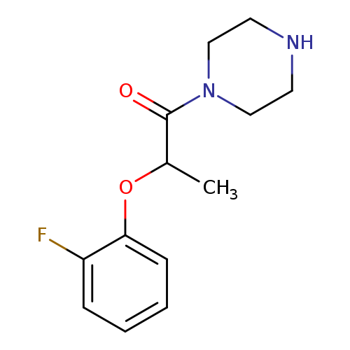 2-(2-fluorophenoxy)-1-(piperazin-1-yl)propan-1-one